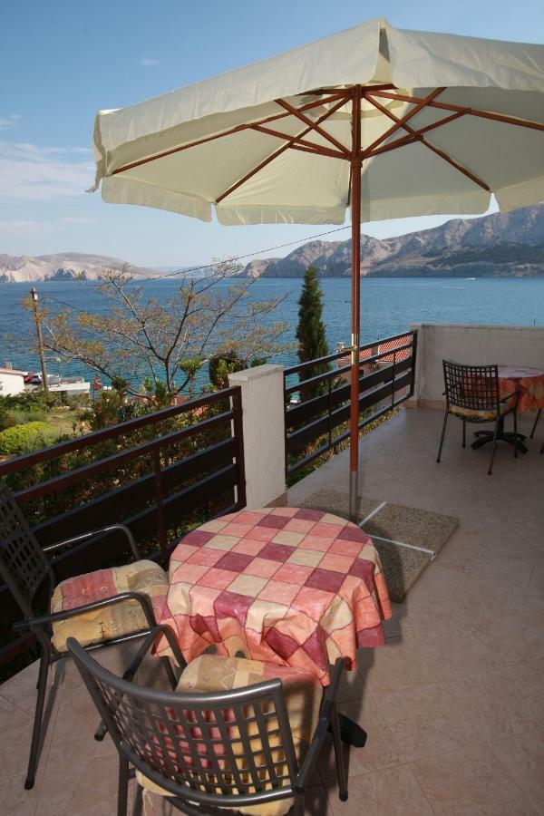 Double Rooms Jasna With Sea View Baska  Exterior photo